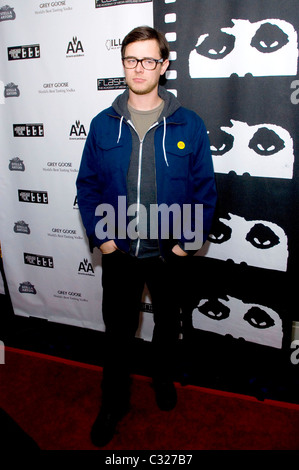 Colin Hanks arrive pour la projection de 'The Great Buck Howard' à l'AMC Chicago sur Michigan Avenue, Chicago, Illinois - Banque D'Images