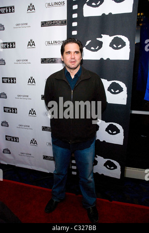 Sean McGinly arrive pour la projection de 'The Great Buck Howard' à l'AMC Chicago sur Michigan Avenue, Chicago, Illinois - Banque D'Images