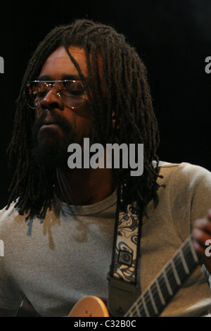 Seu Jorge en prestation au Roundhouse de Camden Londres, Angleterre - 30.10.09 Banque D'Images