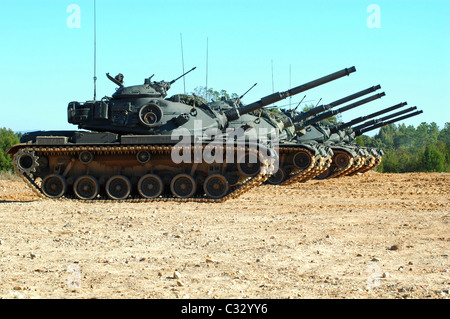 M60 tank, un char de combat principal avec un canon principal de 105 mm Banque D'Images