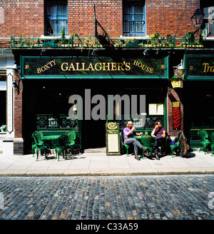 La coopération de Dublin, Dublin, Irlande, Gallaghers Boxty House et Temple Bar Banque D'Images