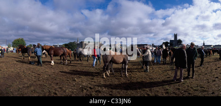 Ballinasloe, Co Galway, Irlande, foire traditionnelle Banque D'Images