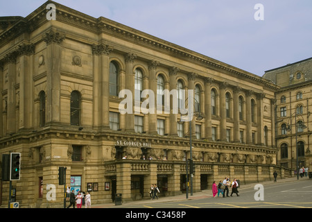 Yorkshire Angleterre Bradford St.George's Hall Banque D'Images