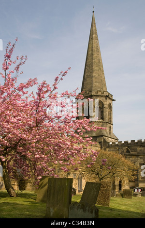 Angleterre Derbyshire Bakewell All Saints Church Banque D'Images