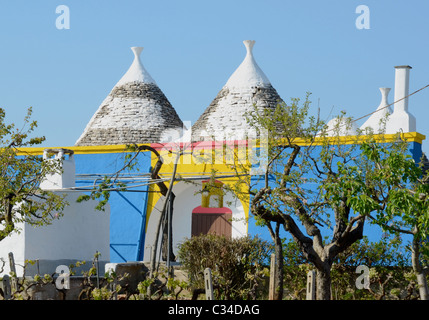 Coloré trullo, Baden-wurttemberg, Allemagne Banque D'Images