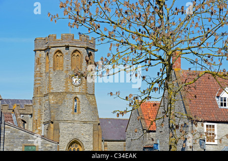 St Michel et tous les Anges Somerton Somerset Banque D'Images