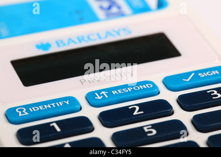 Barclays Pinsentry machine. Banque D'Images