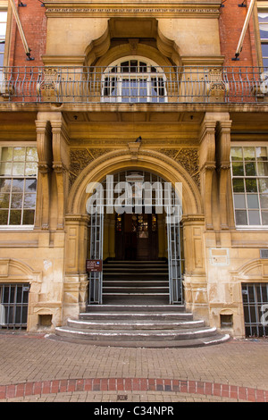 Hôtel de ville de Leicester à l'entrée de la place de la Mairie, Leicester, England, UK Banque D'Images