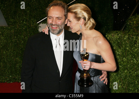 Sam Mendes et Kate Winslet La 81e annuelle des Academy Awards (Oscars) - Vanity Fair Partie Hollywood, Californie - 22.02.09 Banque D'Images