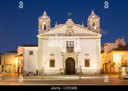 L'église Santa Maria, Lagos, Portugal, dans la région de l'Algarve Banque D'Images