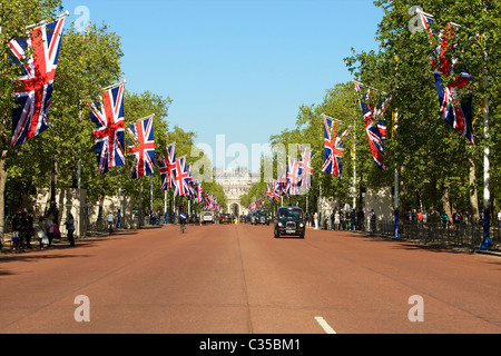 Lors des préparatifs de la Mariage Royal entre Kate Middleton et le Prince William - duc et duchesse de Cambridge le 27 avril 11 Banque D'Images