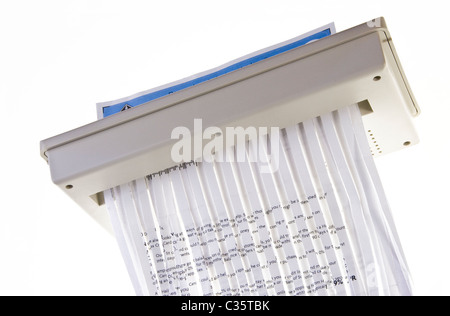 Destructeur de papier Banque D'Images