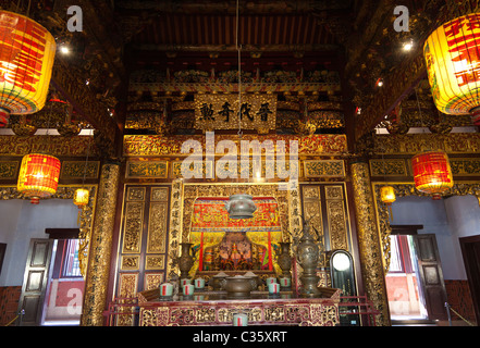 Khoo Kongsi Clan à Georgetown, Penang Malaisie - intérieur Banque D'Images