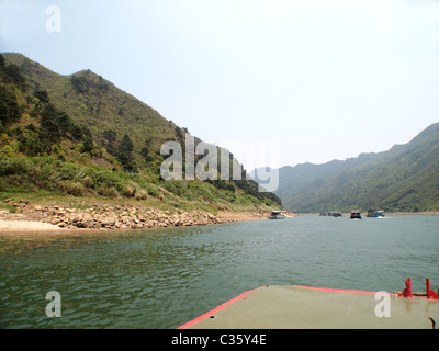 Bei River, Qingyuan, Guangdong, Chine Banque D'Images