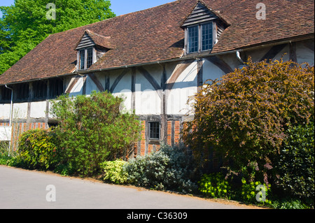 La ville de Winchester , ancienne capitale du Wessex, 15e & 16e siècle Pigrims' Hall Cour Cheyney ancien évêque ' s cour juridique Banque D'Images