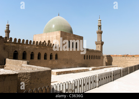 Al-Nasir Mohammed Mosquée - La Citadelle de Saladin, Le Caire, Égypte inférieur Banque D'Images