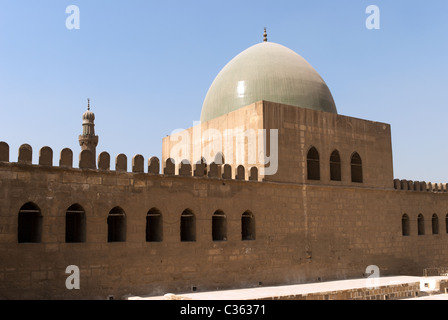 Al-Nasir Mohammed Mosquée - La Citadelle de Saladin, Le Caire, Égypte inférieur Banque D'Images