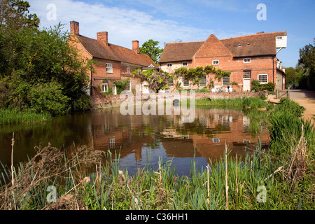 Des études de terrain de flatford bâtiment conseil Suffolk Angleterre Banque D'Images