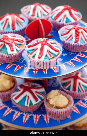 Gâteaux de fées fêtes de mariage royal du Prince William et Kate Middleton, Londres, Royaume-Uni. Photo:Jeff Gilbert Banque D'Images