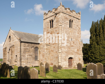 St Hilda's Church Danby, North Yorkshire, UK dans Danby Dale construit sur un ancien cimetière pré-chrétien Banque D'Images