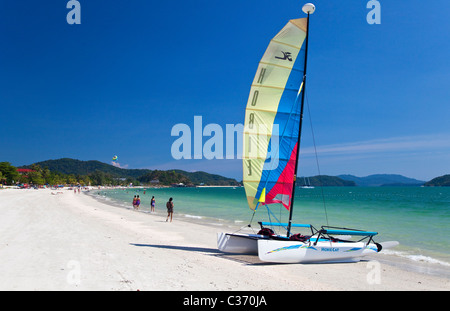 Cenang Beach, Langkawi, Malaisie Banque D'Images
