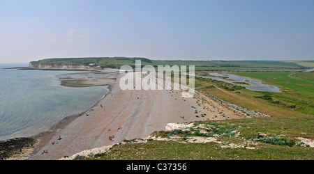 Cuckmere Haven, Sussex, Angleterre. Banque D'Images