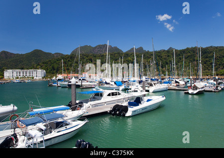 Port de Telaga, Langkawi, Malaisie Banque D'Images
