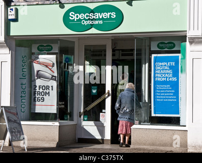 Opticiens Specsavers, St Albans, Royaume-Uni Banque D'Images