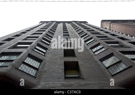 Le bâtiment Monadnock à Chicago. C'est le plus haut du monde maçonnerie porteuse immeuble commercial (terminé en 1890) Banque D'Images