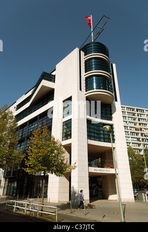 La Willy Brandt Haus, Berlin, Allemagne Banque D'Images