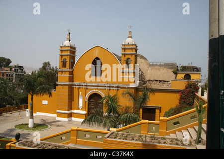 La Ermita Église dans Barranco, Pérou Banque D'Images