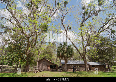 Dudley Farm State Historic Site Newberry Florida Banque D'Images