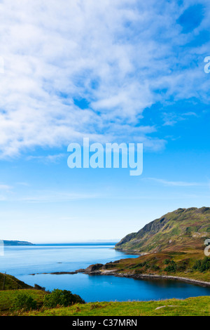 Paysage, Maclean's Nose, le loch Sunart, Ardnamurchan, Ecosse Banque D'Images