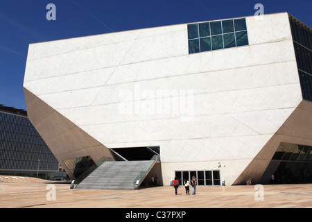 La Casa da Musica à Porto, Portugal. Banque D'Images