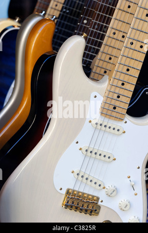 Guitar shop, Lugano, Tessin, Suisse Banque D'Images