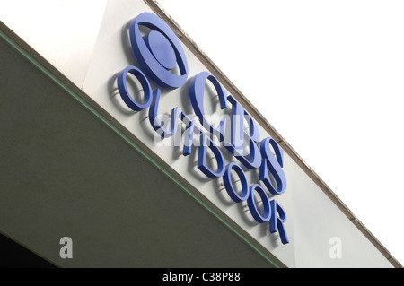 De l'extérieur d'un bureau de CBS Affichage à Londres Banque D'Images