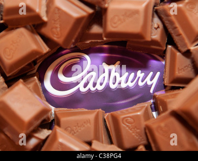 Image d'illustration de Cadbury's chocolat. Banque D'Images