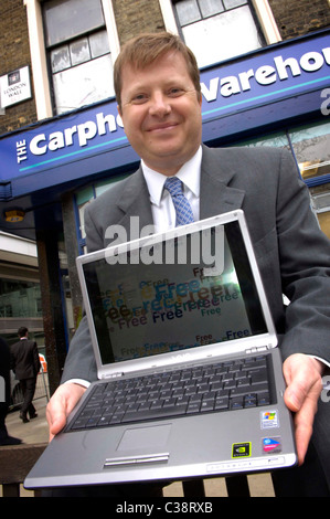 Photo : Charles Dunstone, Directeur général de Carphone Warehouse. Banque D'Images