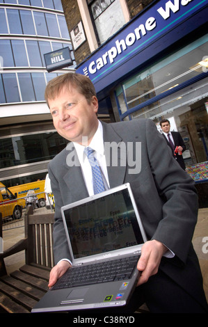 Photo : Charles Dunstone, Directeur général de Carphone Warehouse. Banque D'Images