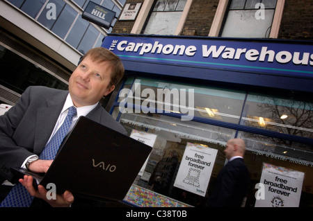 Photo : Charles Dunstone, Directeur général de Carphone Warehouse. Banque D'Images