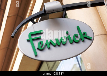 Fenwick department store, New Bond Street, Londres. Banque D'Images