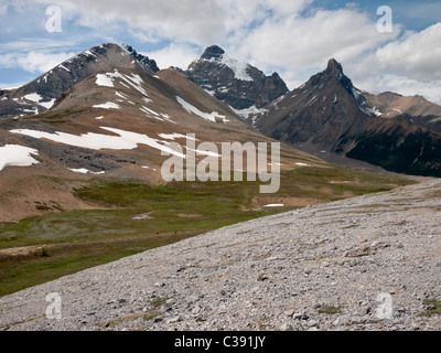 Parker Ridge est un arrêt touristiques populaires le long de la promenade des Glaciers dans le parc national de Banff Banque D'Images