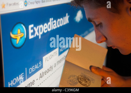 Image d'illustration du site Expedia. Banque D'Images