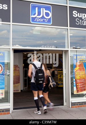 Image d'illustration d'un JJB Sports shop. Banque D'Images