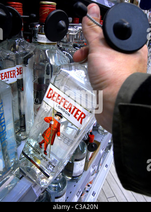 Image d'illustration de Gin Beefeater, une marque Pernod Ricard. Banque D'Images