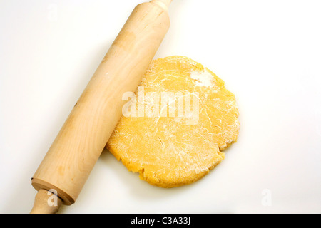 Tortelli dolci ripieni, carnaval traditionnel doux, l'étape 07, l'Italie, l'Europe Banque D'Images