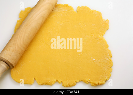 Tortelli dolci ripieni, carnaval traditionnel doux, l'étape 08, l'Italie, l'Europe Banque D'Images