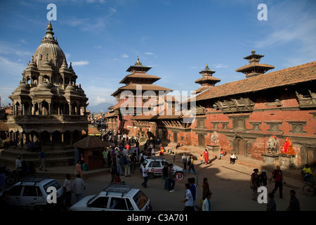 Durbar Square de Patan/ Lalitpur à Katmandou, au Népal. Banque D'Images