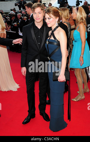 David Kross et Lea Seydoux 2009 Cannes International Film Festival - Jour 7- Première de 'Los Abrazos Roto" (Les Étreintes brisées) Banque D'Images