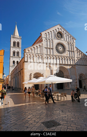 Zadar Croatie, l'église de st. Donat Banque D'Images